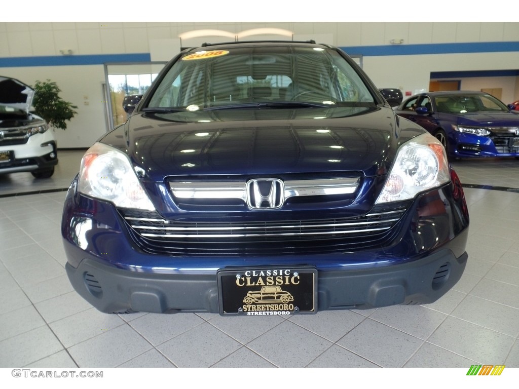 2008 CR-V EX-L 4WD - Royal Blue Pearl / Gray photo #13