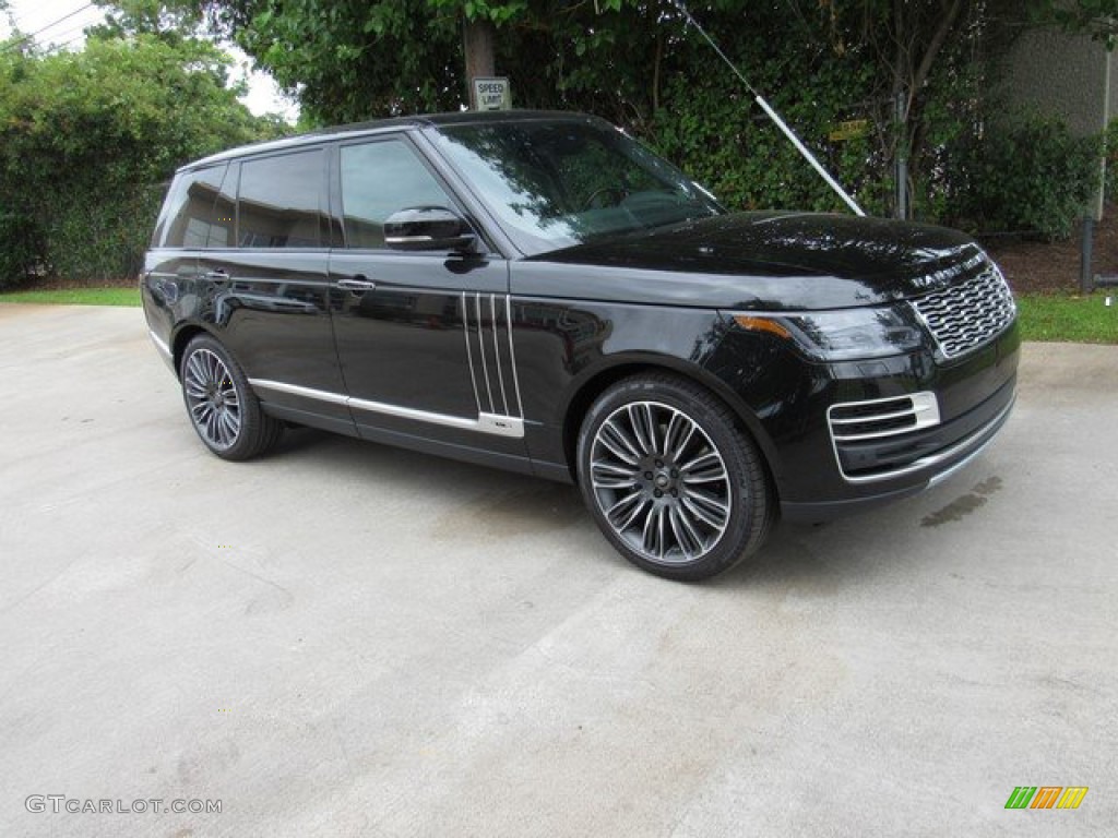 Santorini Black Metallic 2019 Land Rover Range Rover SVAutobiography Dynamic Exterior Photo #134021739