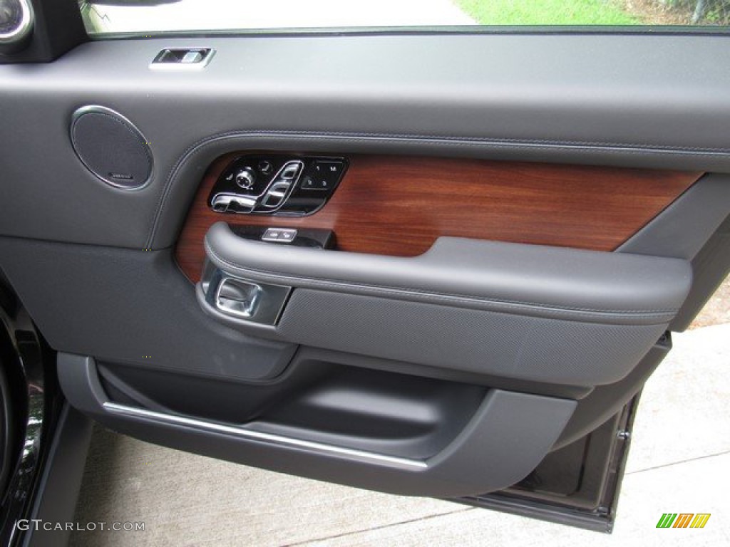 2019 Land Rover Range Rover SVAutobiography Dynamic Ebony/Ebony Door Panel Photo #134022240