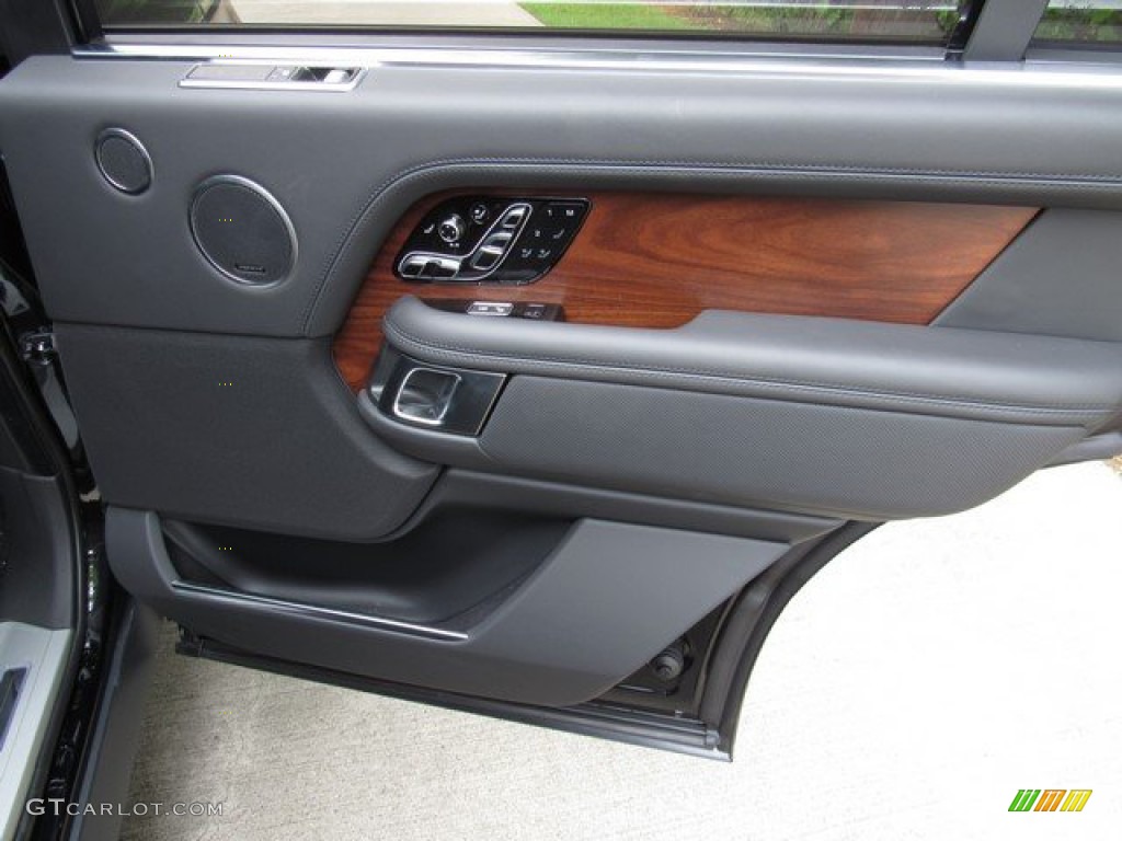 2019 Land Rover Range Rover SVAutobiography Dynamic Ebony/Ebony Door Panel Photo #134022276