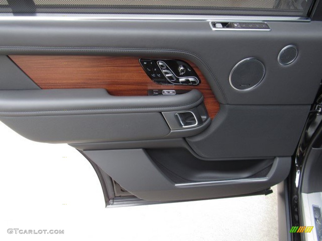 2019 Land Rover Range Rover SVAutobiography Dynamic Ebony/Ebony Door Panel Photo #134022327
