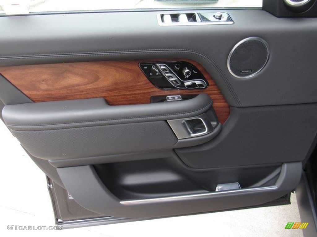2019 Land Rover Range Rover SVAutobiography Dynamic Ebony/Ebony Door Panel Photo #134022348