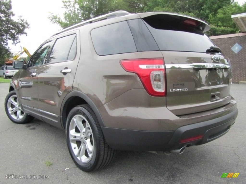 2015 Explorer Limited 4WD - Caribou / Medium Light Stone photo #8