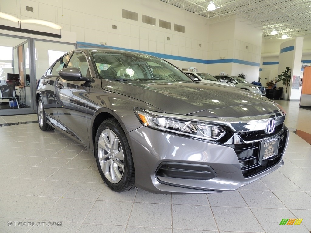 Modern Steel Metallic 2019 Honda Accord LX Sedan Exterior Photo #134022972