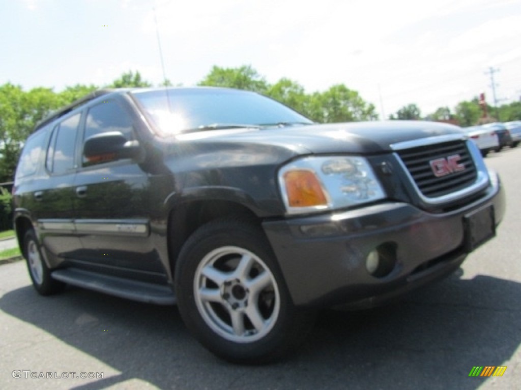 2003 Envoy XL SLT - Onyx Black / Medium Pewter photo #2