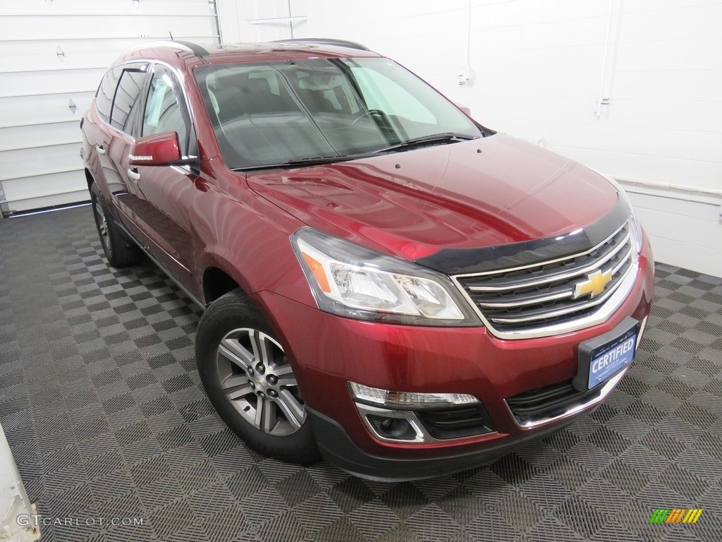 2017 Traverse LT AWD - Siren Red Tintcoat / Ebony photo #1