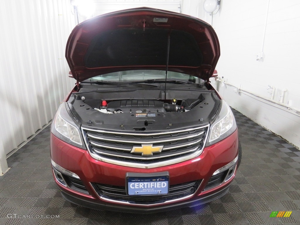 2017 Traverse LT AWD - Siren Red Tintcoat / Ebony photo #5