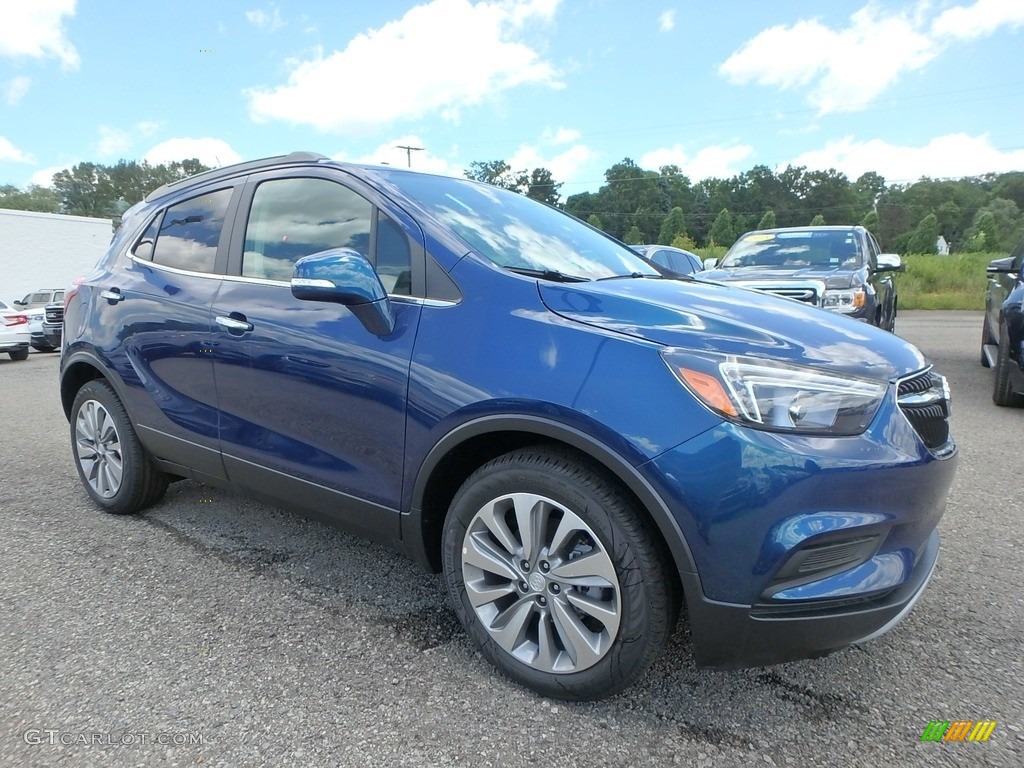2019 Encore Preferred - Deep Azure Metallic / Ebony photo #3