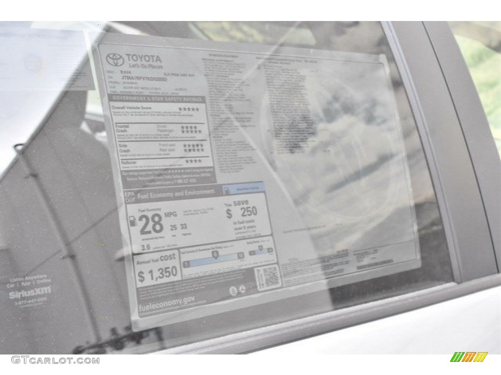 2019 RAV4 XLE AWD - Silver Sky Metallic / Light Gray photo #11