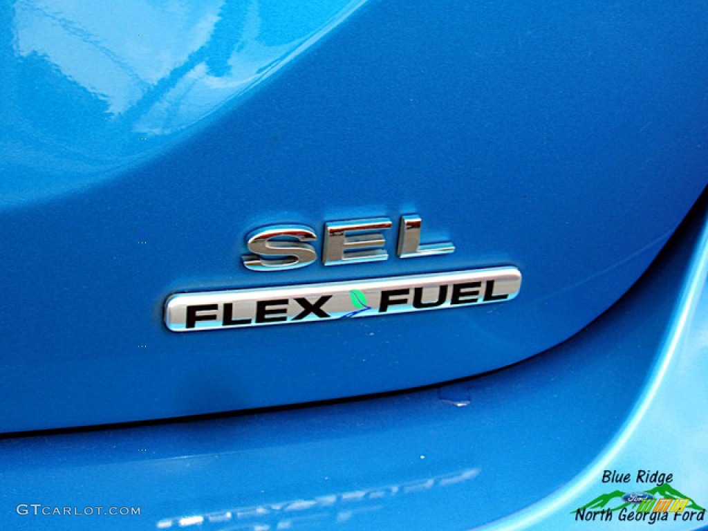 2012 Focus SEL Sedan - Sonic Blue Metallic / Stone photo #35