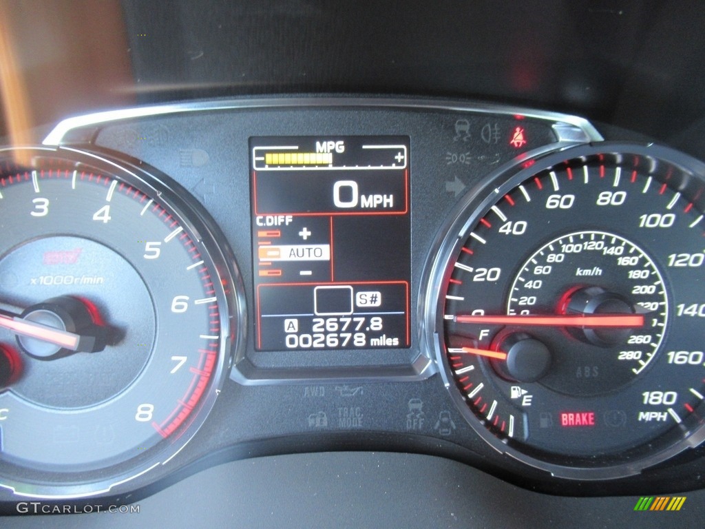 2019 Subaru WRX STI Gauges Photo #134027184