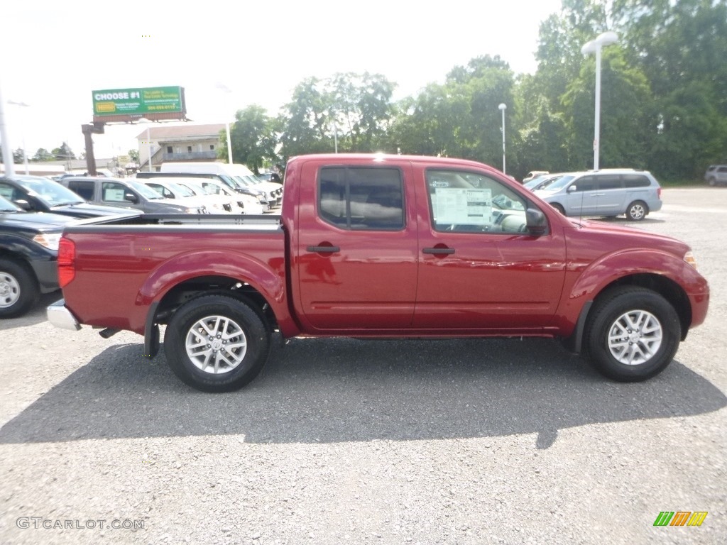 2019 Frontier SV Crew Cab 4x4 - Cayenne Red / Beige photo #7