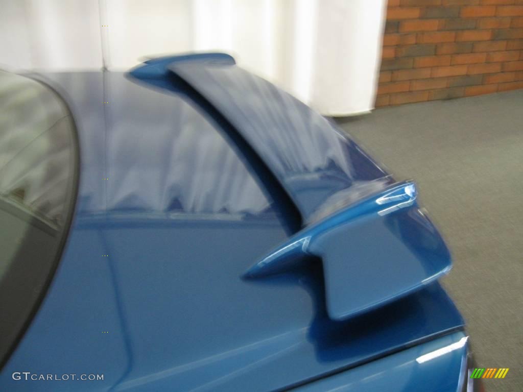 2000 Grand Am SE Coupe - Medium Gulf Blue Metallic / Dark Pewter photo #13