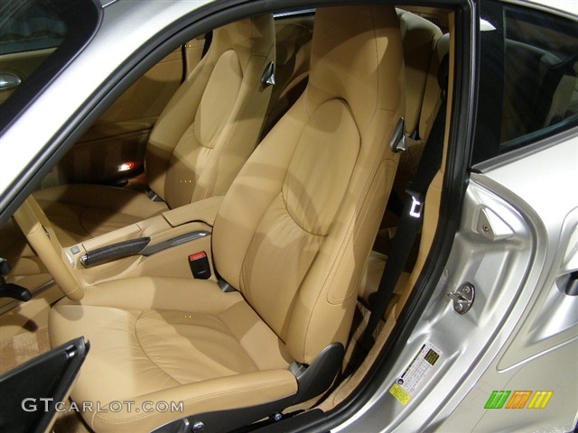 2007 911 Turbo Coupe - Arctic Silver Metallic / Sand Beige photo #5