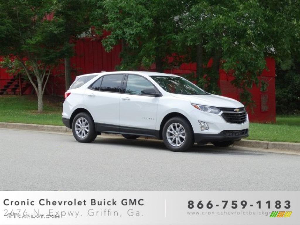 2019 Equinox LS - Summit White / Medium Ash Gray photo #1