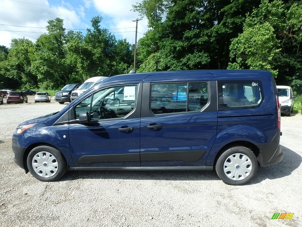Dark Blue 2019 Ford Transit Connect XL Passenger Wagon Exterior Photo #134031699