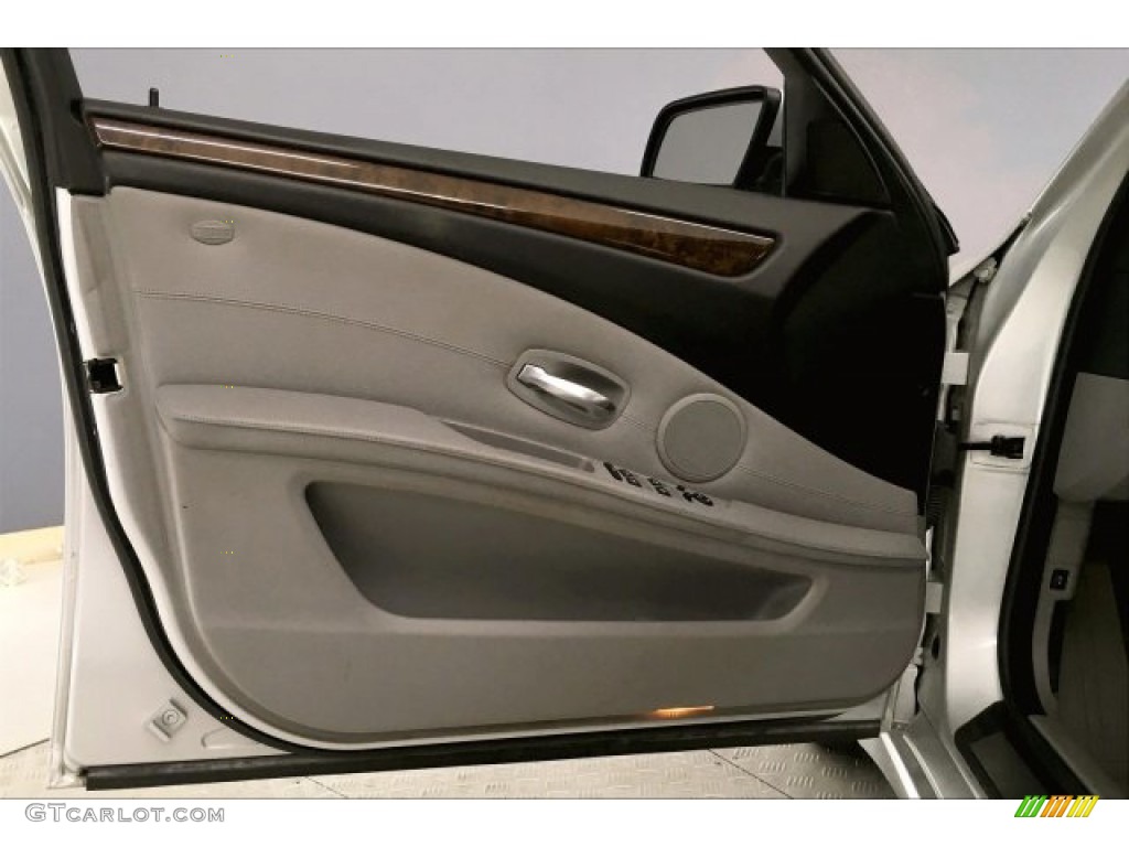 2009 5 Series 528i Sedan - Titanium Silver Metallic / Grey Dakota Leather photo #20