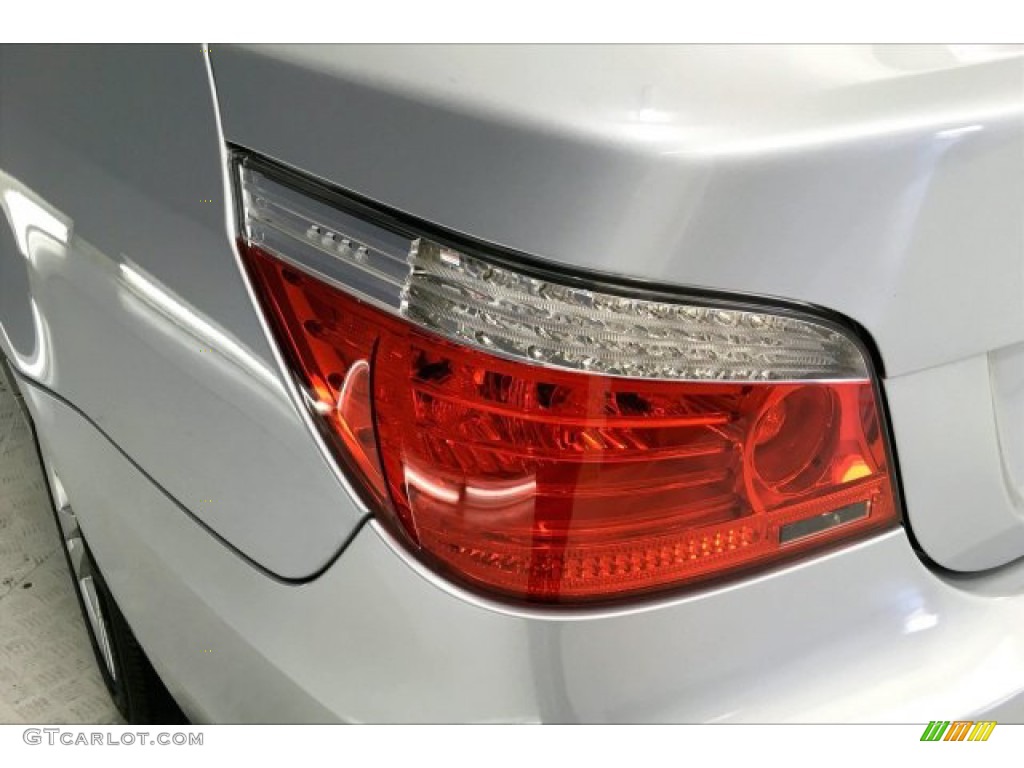 2009 5 Series 528i Sedan - Titanium Silver Metallic / Grey Dakota Leather photo #21