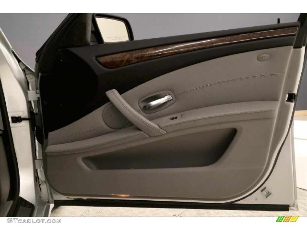 2009 5 Series 528i Sedan - Titanium Silver Metallic / Grey Dakota Leather photo #25