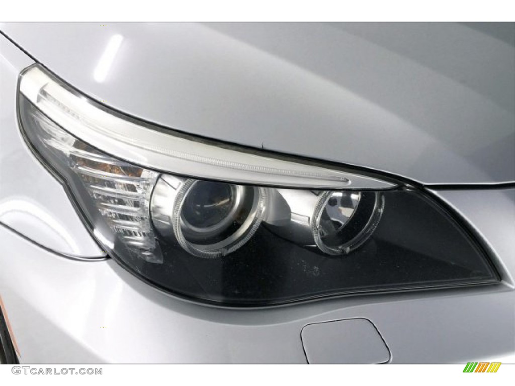 2009 5 Series 528i Sedan - Titanium Silver Metallic / Grey Dakota Leather photo #27