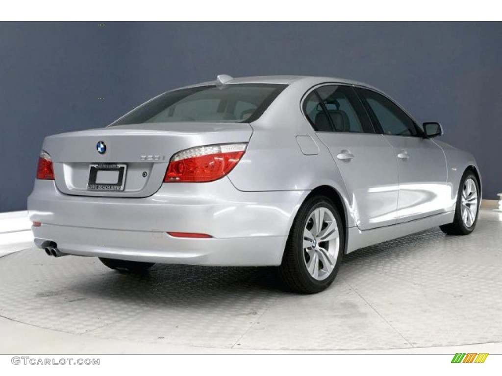 2009 5 Series 528i Sedan - Titanium Silver Metallic / Grey Dakota Leather photo #29