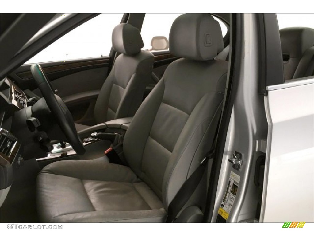 2009 5 Series 528i Sedan - Titanium Silver Metallic / Grey Dakota Leather photo #31