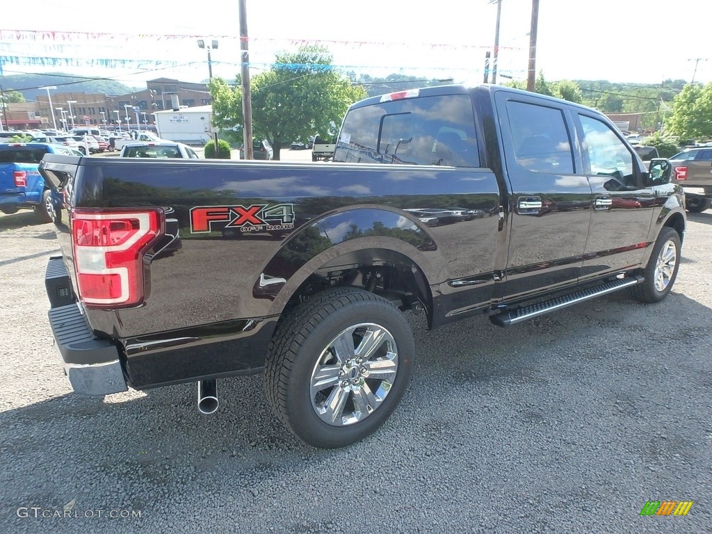 2019 F150 XLT Sport SuperCrew 4x4 - Magma Red / Earth Gray photo #2