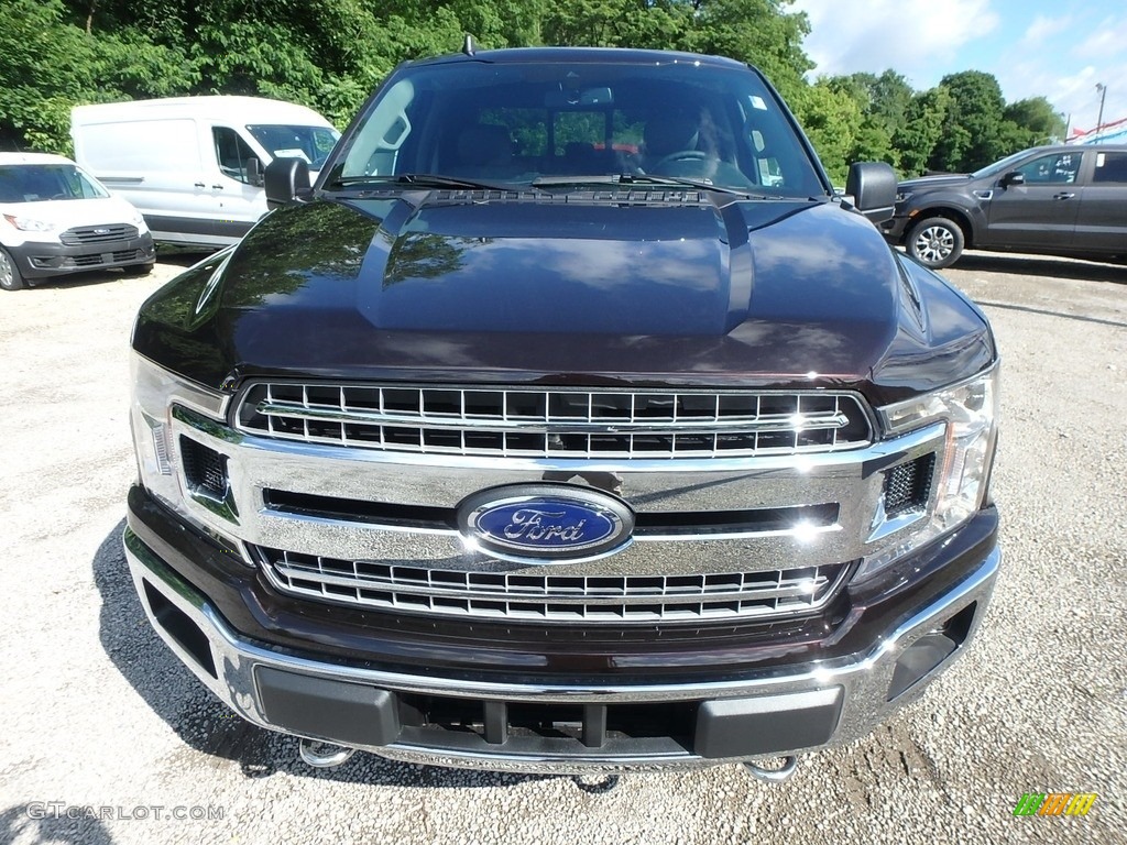 2019 F150 XLT Sport SuperCrew 4x4 - Magma Red / Earth Gray photo #7