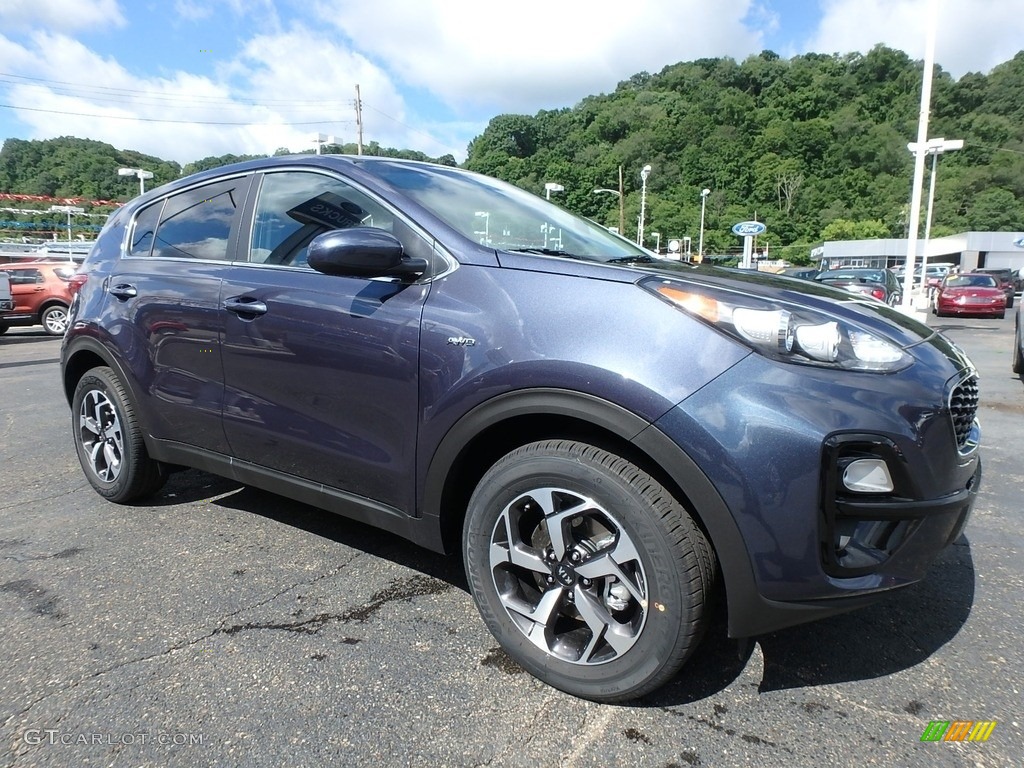 Pacific Blue 2020 Kia Sportage LX AWD Exterior Photo #134032425