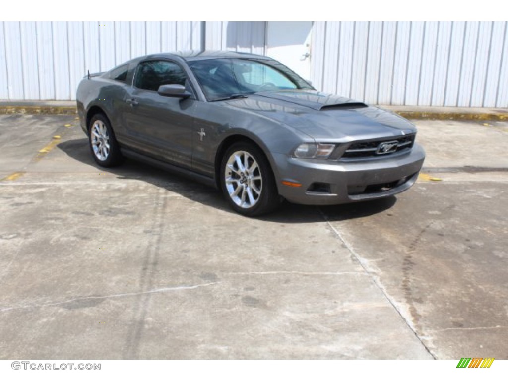 2011 Mustang V6 Premium Coupe - Sterling Gray Metallic / Charcoal Black photo #2