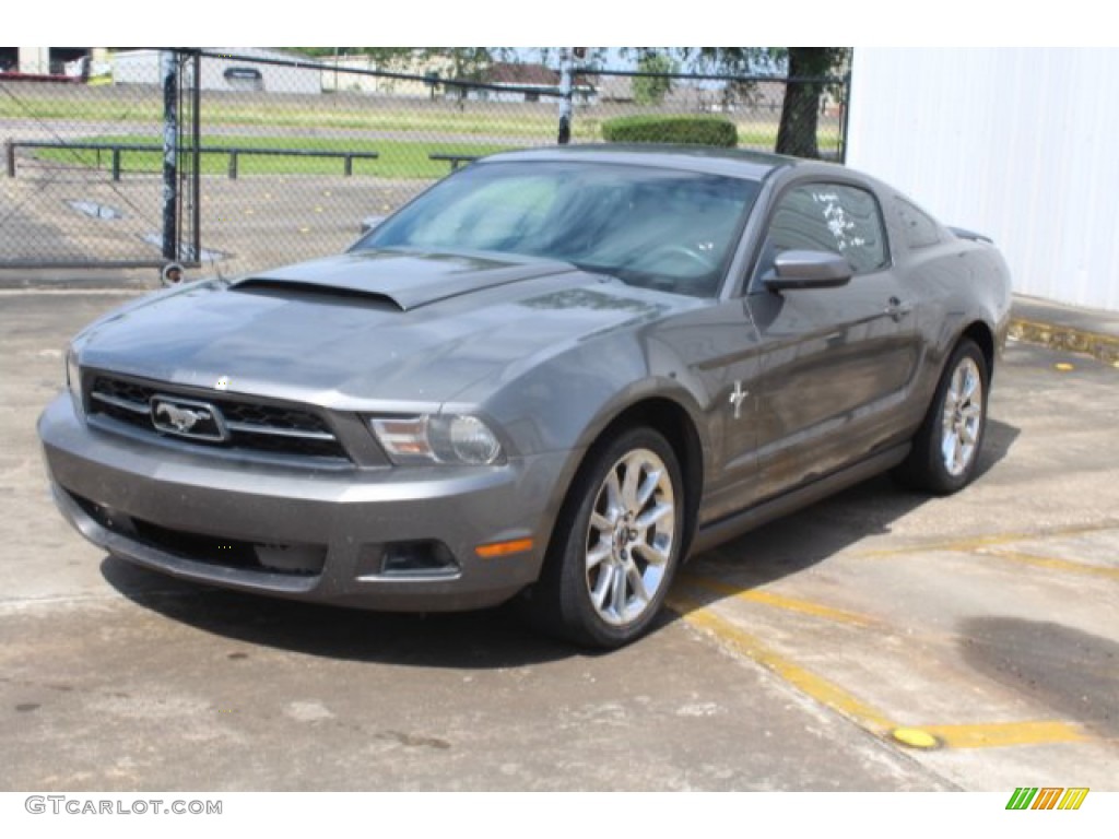 2011 Mustang V6 Premium Coupe - Sterling Gray Metallic / Charcoal Black photo #4