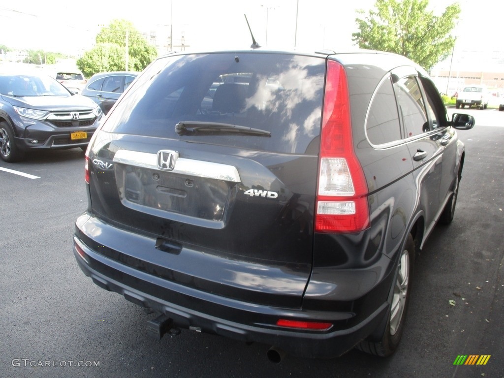 2011 CR-V EX 4WD - Crystal Black Pearl / Black photo #5