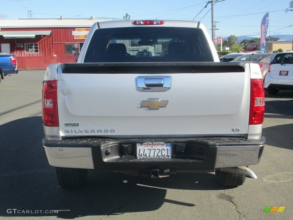 2011 Silverado 1500 LS Crew Cab - Sheer Silver Metallic / Dark Titanium photo #6