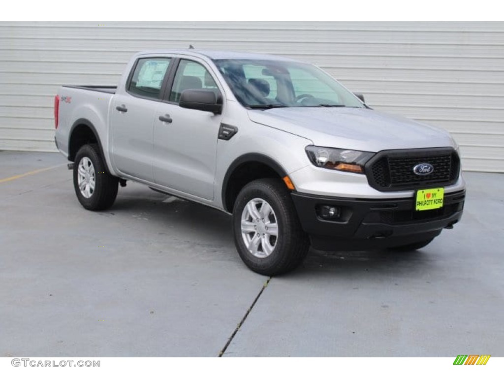 Ingot Silver Metallic 2019 Ford Ranger XL SuperCrew Exterior Photo #134034816