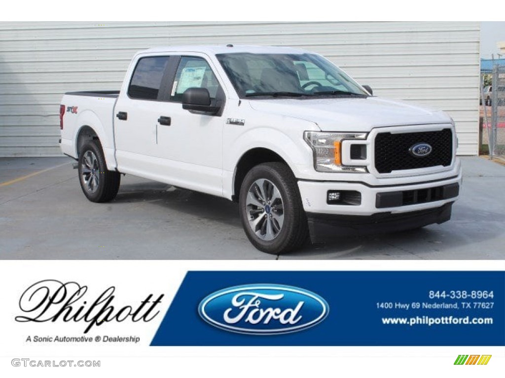 2019 F150 STX SuperCrew - Oxford White / Black photo #1