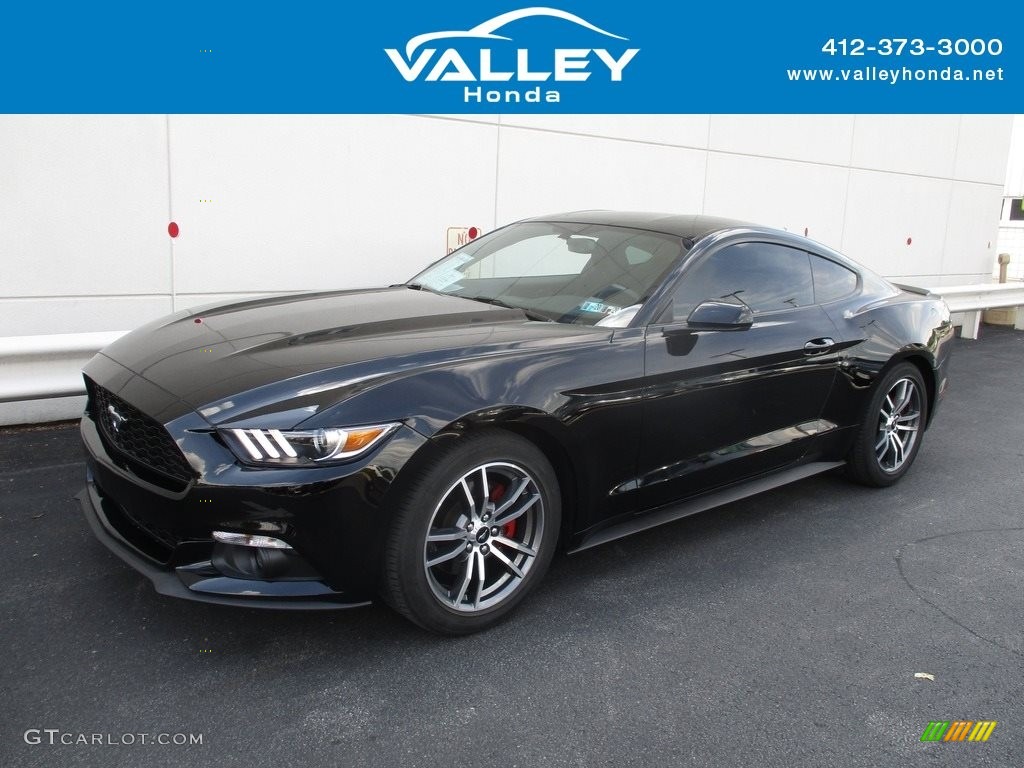 Shadow Black Ford Mustang