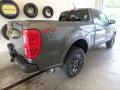 2019 Magnetic Metallic Ford Ranger Lariat SuperCab 4x4  photo #2