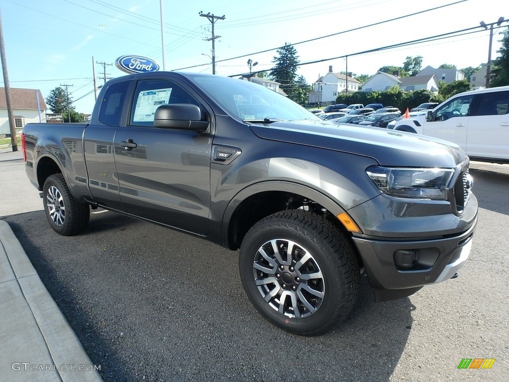 Magnetic Metallic 2019 Ford Ranger XLT SuperCab 4x4 Exterior Photo #134037333
