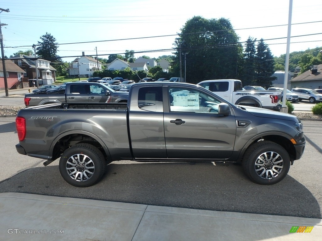 2019 Ranger XLT SuperCab 4x4 - Magnetic Metallic / Ebony photo #4