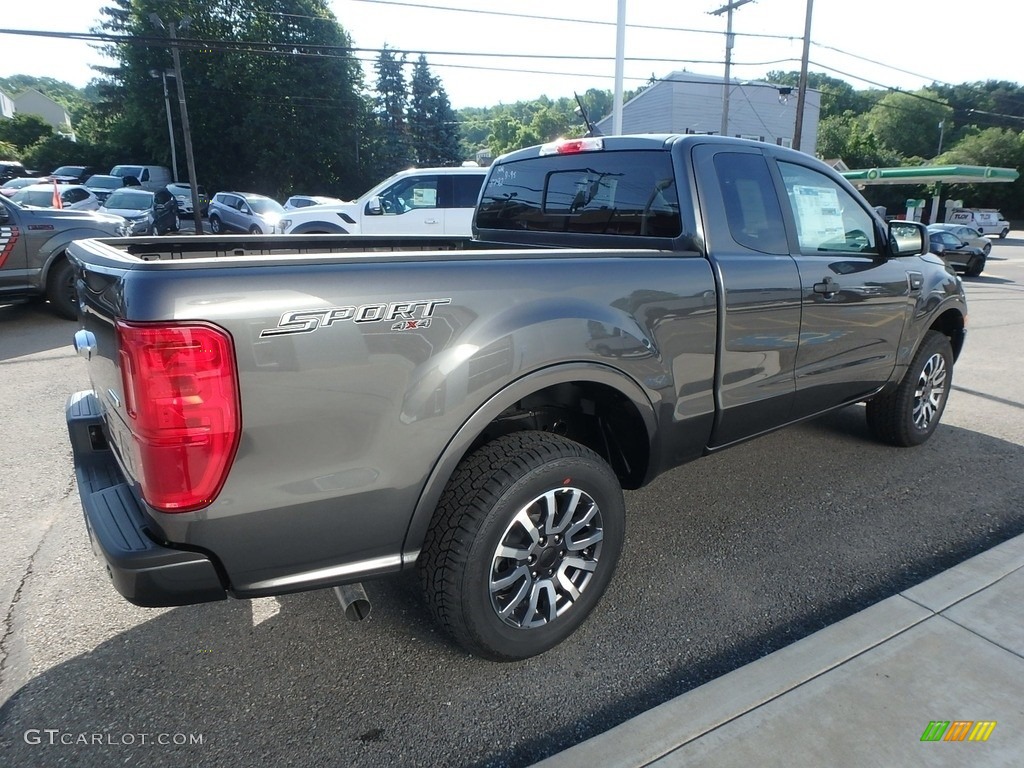 2019 Ranger XLT SuperCab 4x4 - Magnetic Metallic / Ebony photo #5