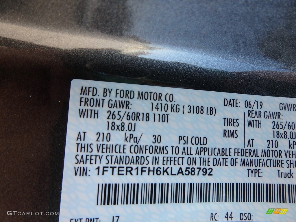 2019 Ranger XLT SuperCab 4x4 - Magnetic Metallic / Ebony photo #15