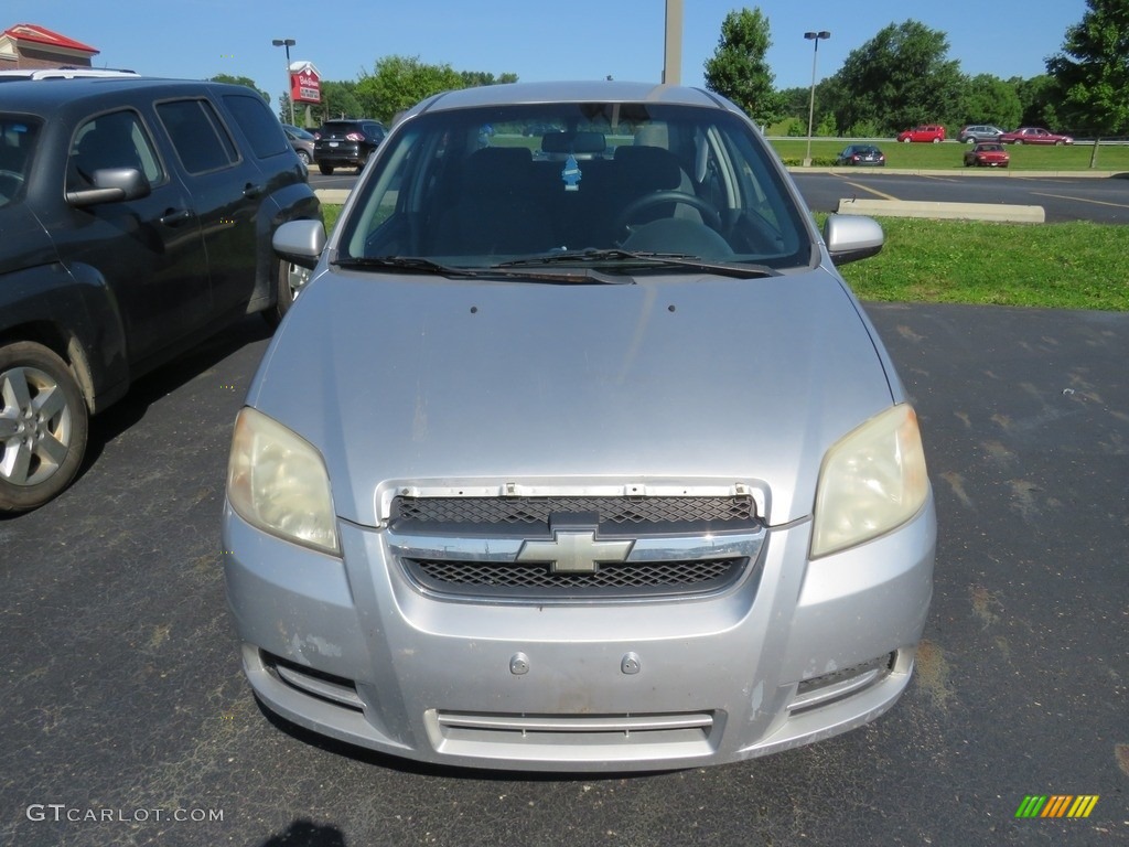 2007 Aveo LS Sedan - Cosmic Silver / Charcoal Black photo #4