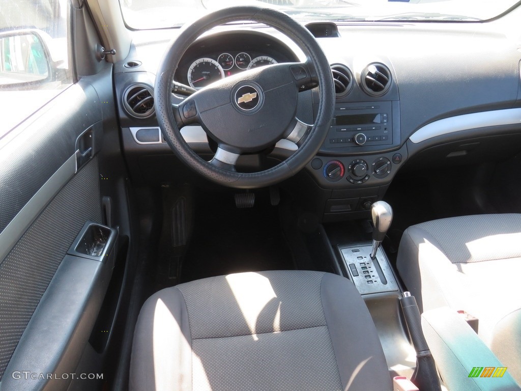 2007 Aveo LS Sedan - Cosmic Silver / Charcoal Black photo #21