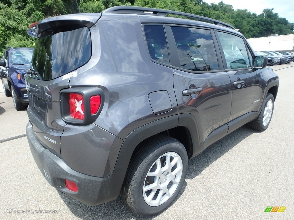 2019 Renegade Sport 4x4 - Granite Crystal Metallic / Black photo #6