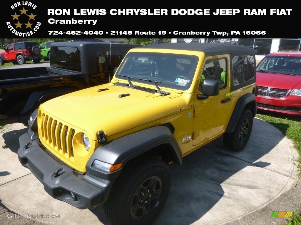 2019 Wrangler Sport 4x4 - Hellayella / Black photo #1