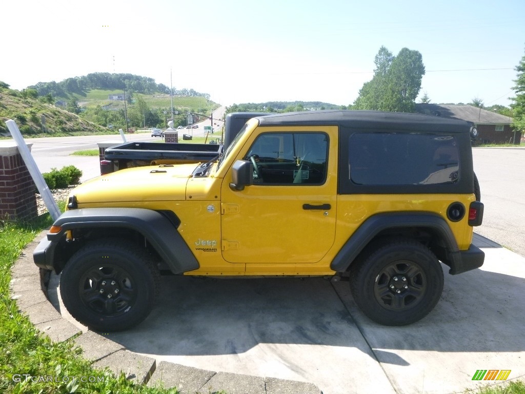 2019 Wrangler Sport 4x4 - Hellayella / Black photo #3