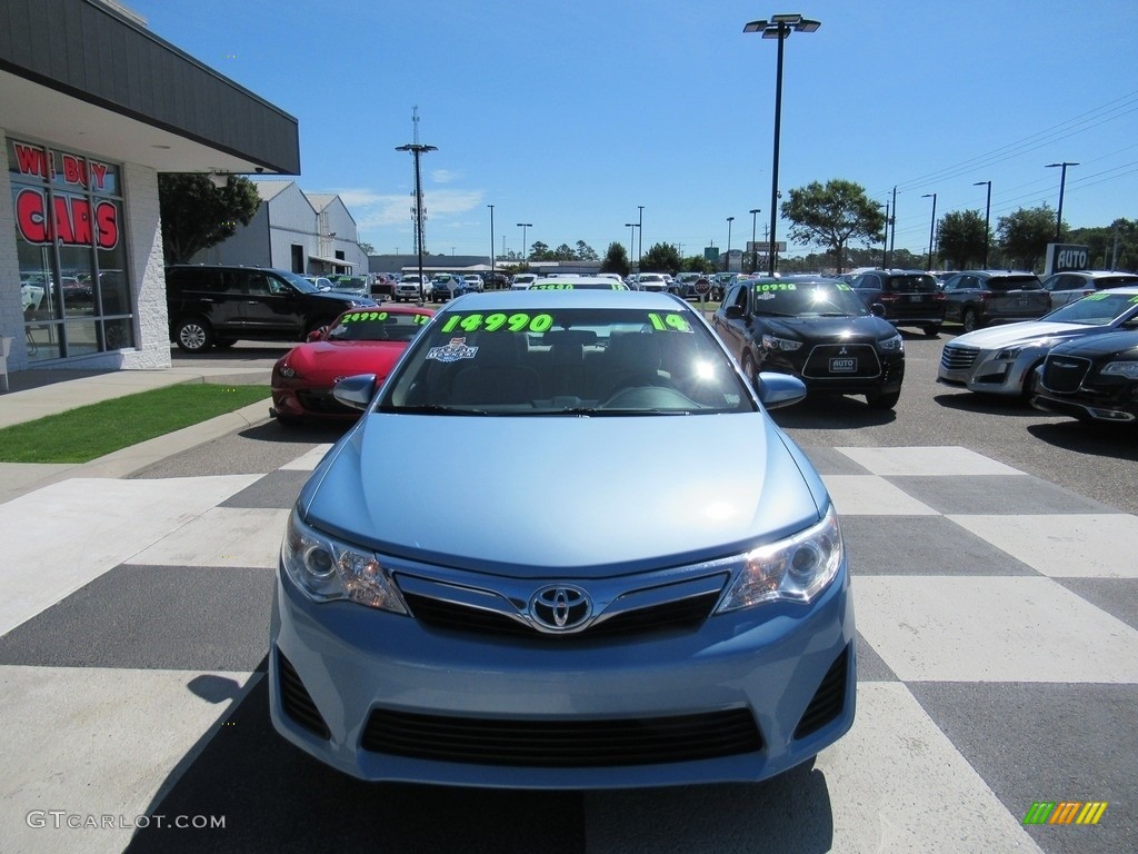 2014 Camry LE - Clearwater Blue Metallic / Ivory photo #2