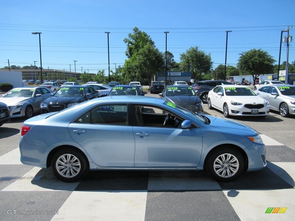 2014 Camry LE - Clearwater Blue Metallic / Ivory photo #3