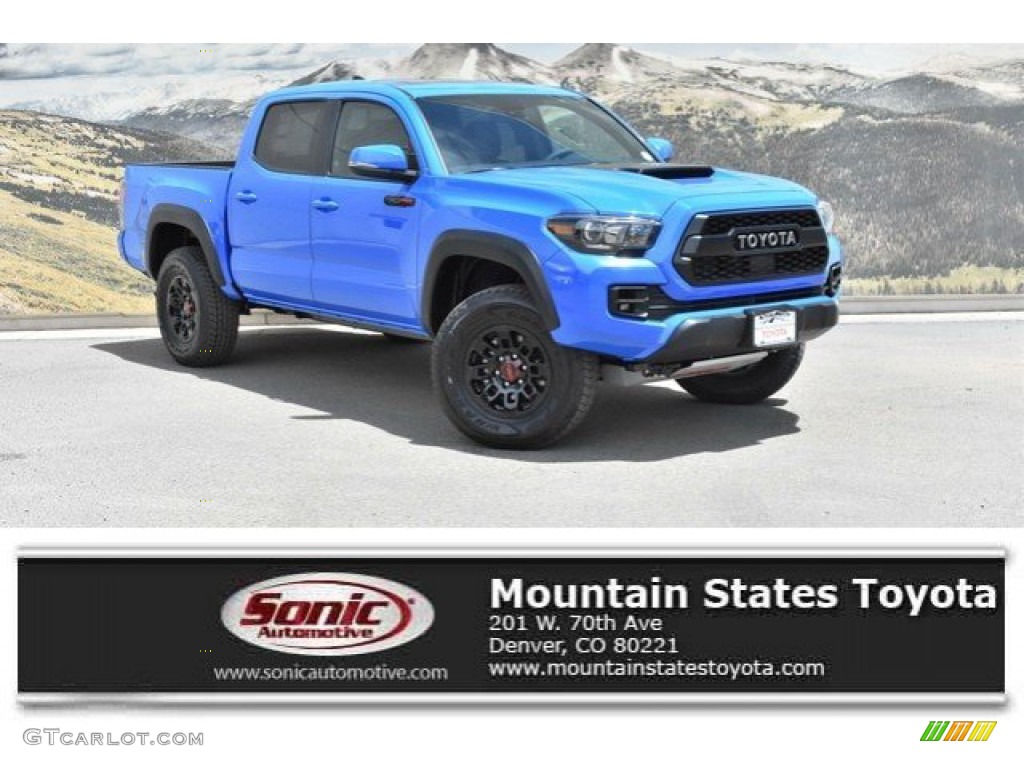 2019 Tacoma TRD Pro Double Cab 4x4 - Voodoo Blue / Black photo #1