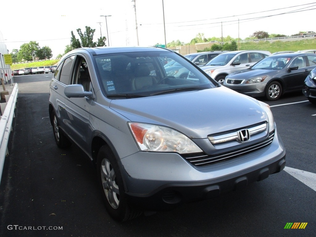 2009 CR-V EX-L 4WD - Glacier Blue Metallic / Gray photo #7